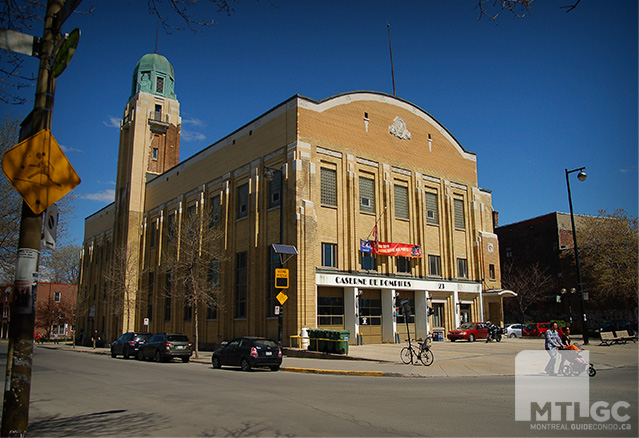 La caserne actuelle de Saint-Henri