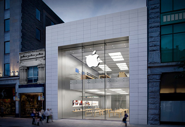 apple store sur Sainte-Catherine