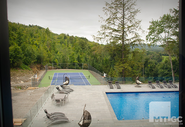 piscine et tennis de Bel Air Tremblant