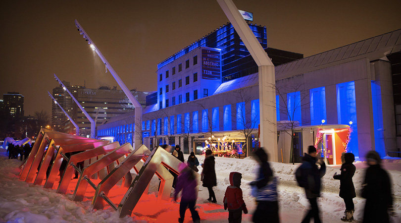 quartier des spectacles à Montréal