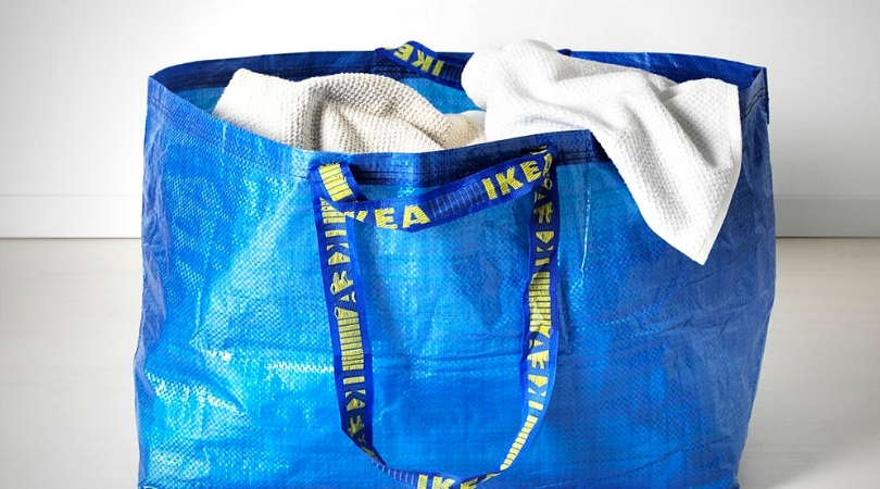 Produit emblématique d'IKEA - frakta le gros sac bleu ikea