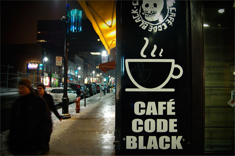 Dessine-moi un café, design… | cafe code black