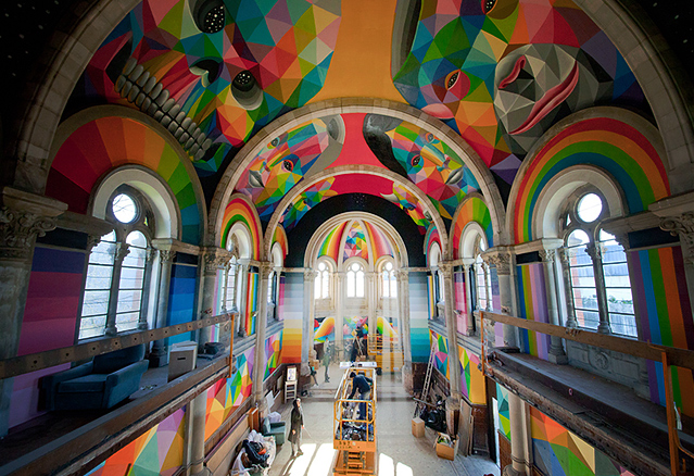 Une église transformée en temple de skate