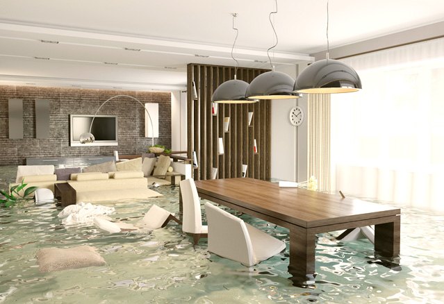 condo inondé