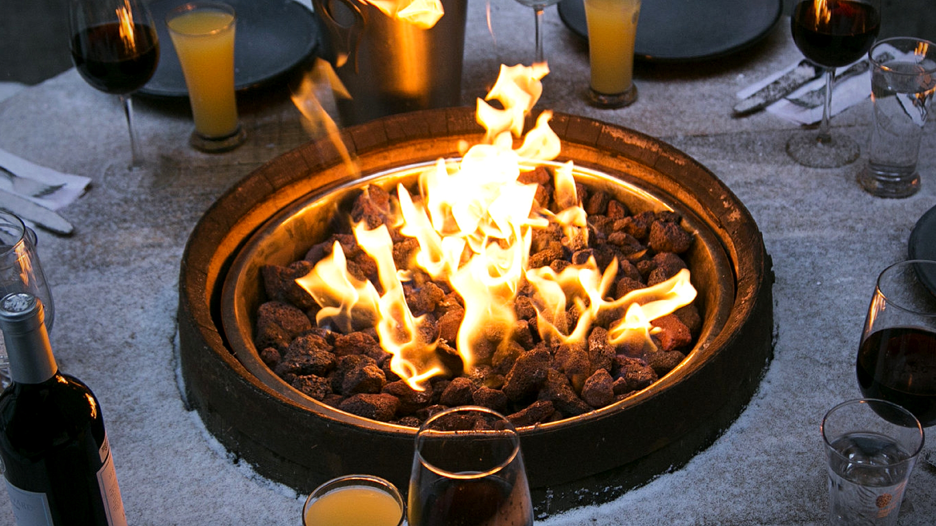 Saint-Houblon terrasse l'hiver