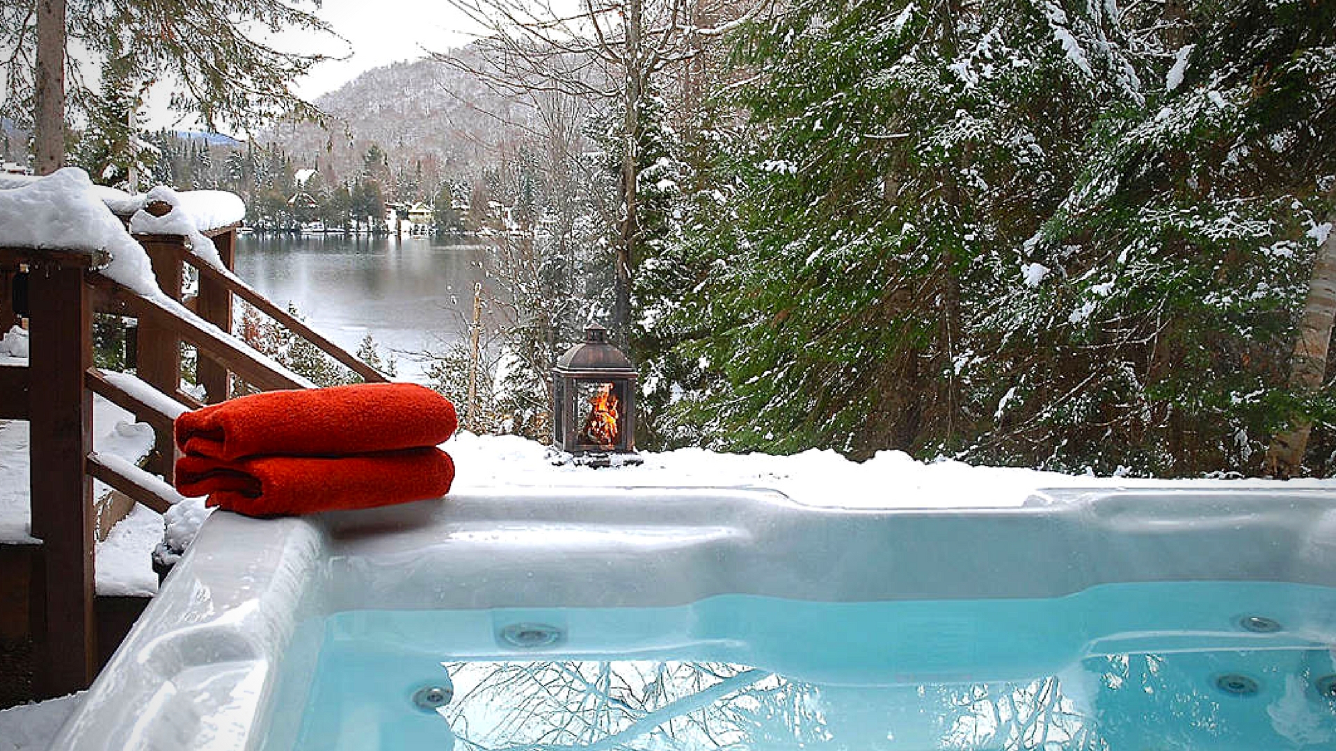 Spa en hiver