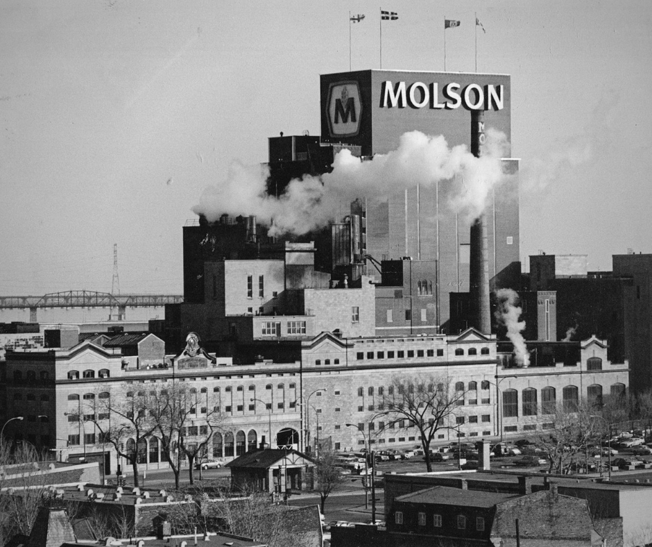 histoire du centre sud la brasserie Molson