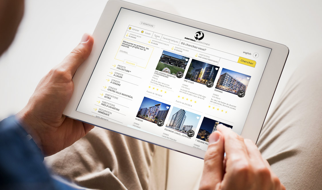 Étapes d'achat d'un condo neuf, magasinage virtuel sur Montreal Guide Condo