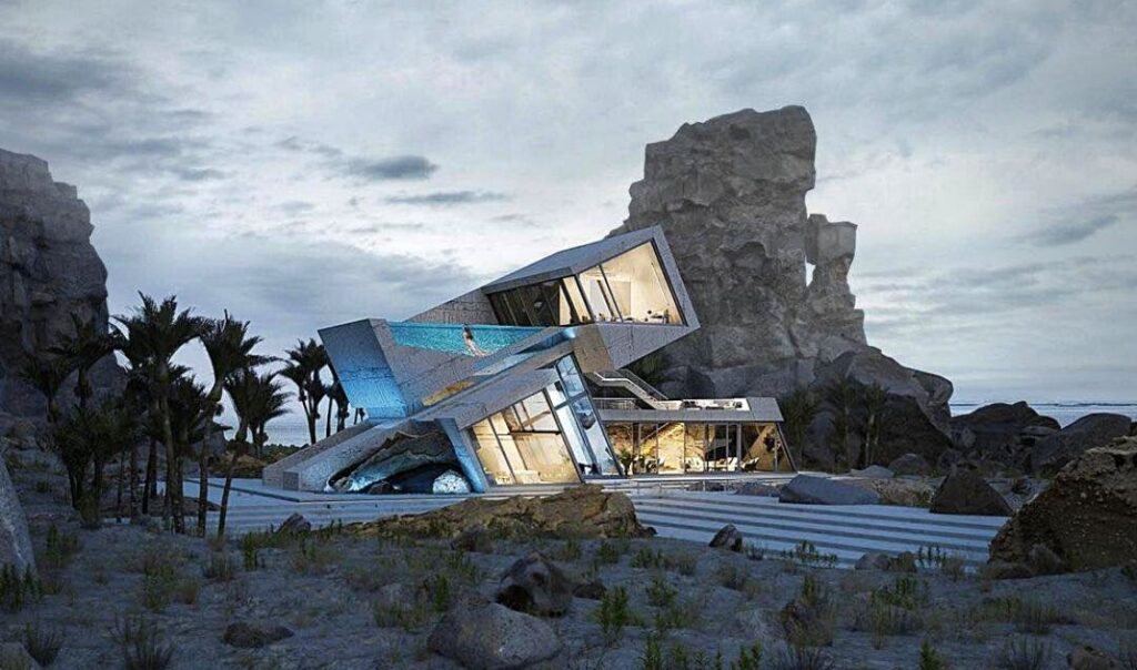 Une maison à l’architecture surprenante défie la gravité