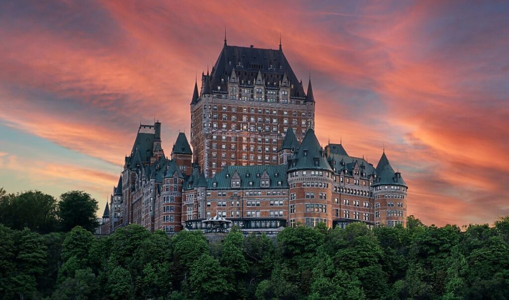 Le Château Frontenac, emblème de la ville de Québec 