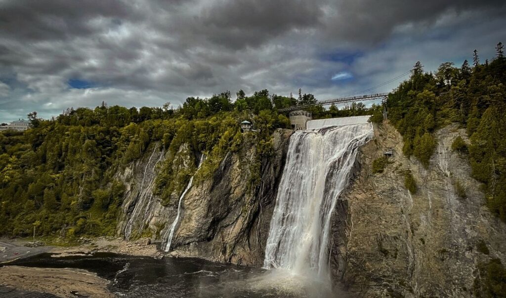 Chutes Montmorency dans la ville de Québec 