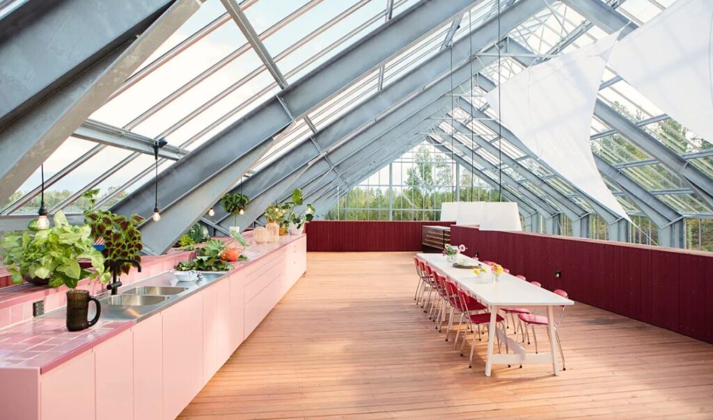 cuisine sur le toit